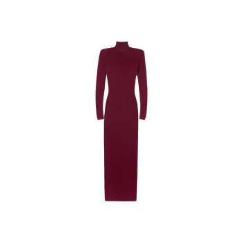 Self portrait New Year Long Sleeved Dress Women's Burgundy