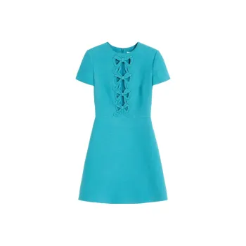 Valentino Bow Detailed Cut Out Dress