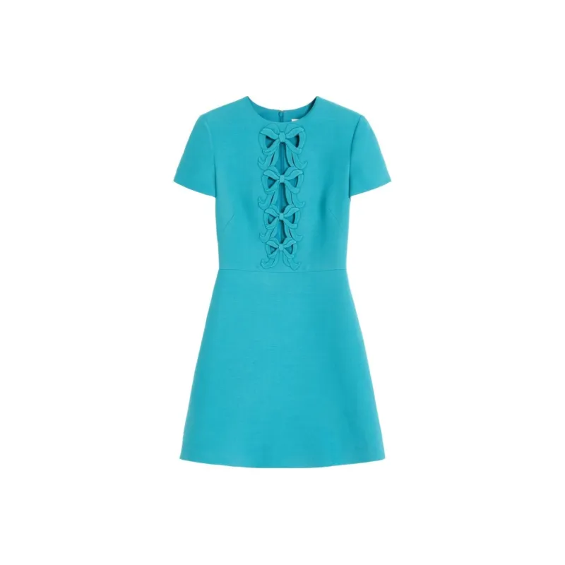 Valentino Bow Detailed Cut Out Dress-0