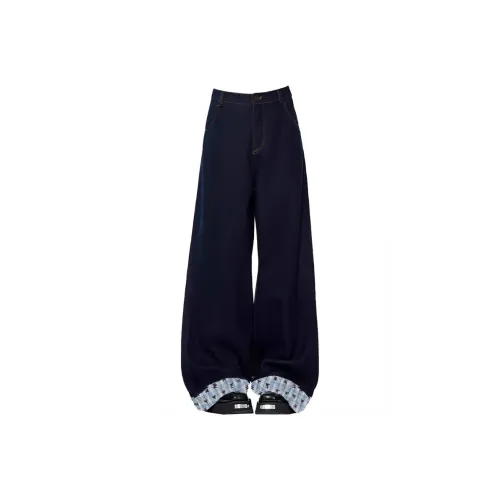 UTHA Jeans Women's Dark Blue Jeans