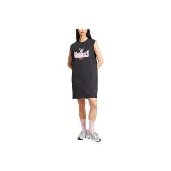 Adidas Originals x Hello Kitty/ Kuromi Tank Dress Sleeveless Dress Women's Black