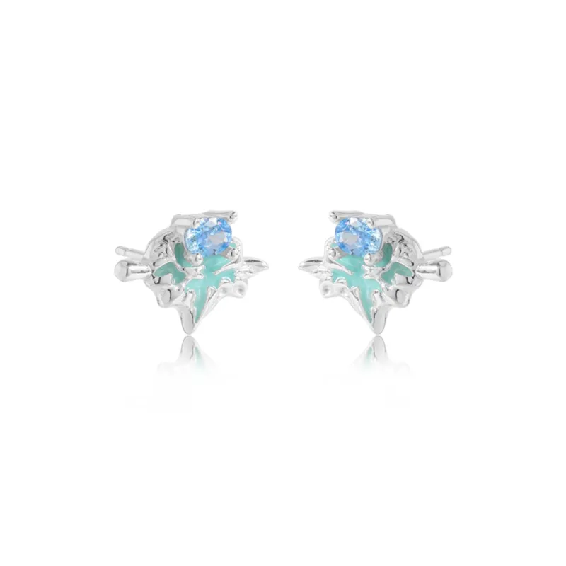 VAN GOGH 925 Sterling Silver Stud Earrings Women's-0