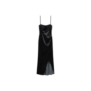 ZARA Slip Dresses Women's Black