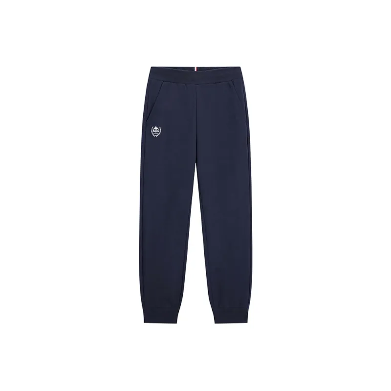 Kappa 1916 Series Knitted Sports Pants Women's Midnight Blue-0
