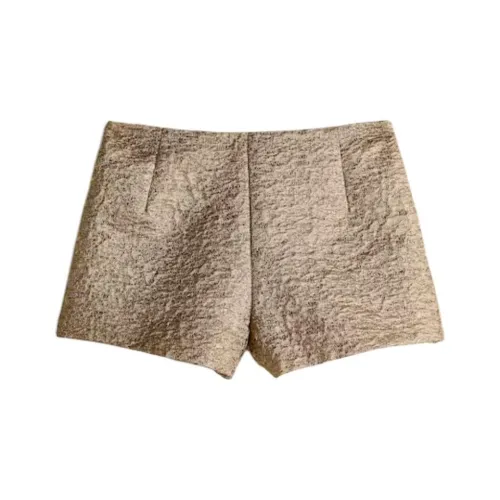 H&M A/W 2024 Casual Shorts Women's Gold