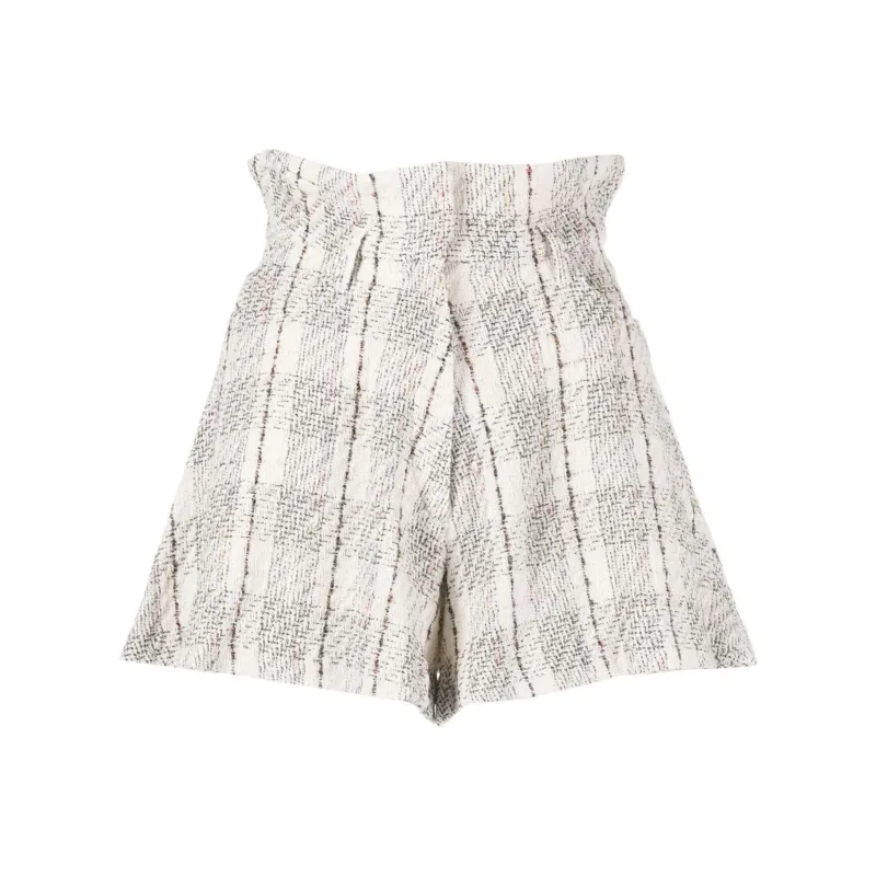 IRO NIGHT Vanko Paperbag waist Shorts-0