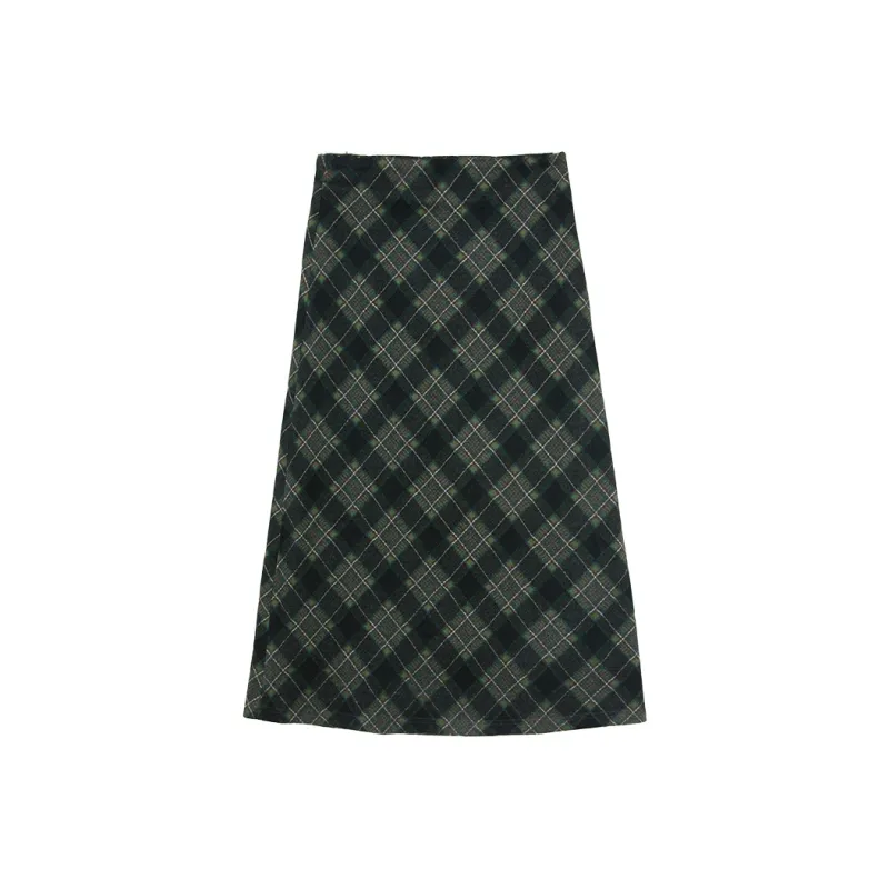 WESTLINK Knit Long Skirts Women's Green-0