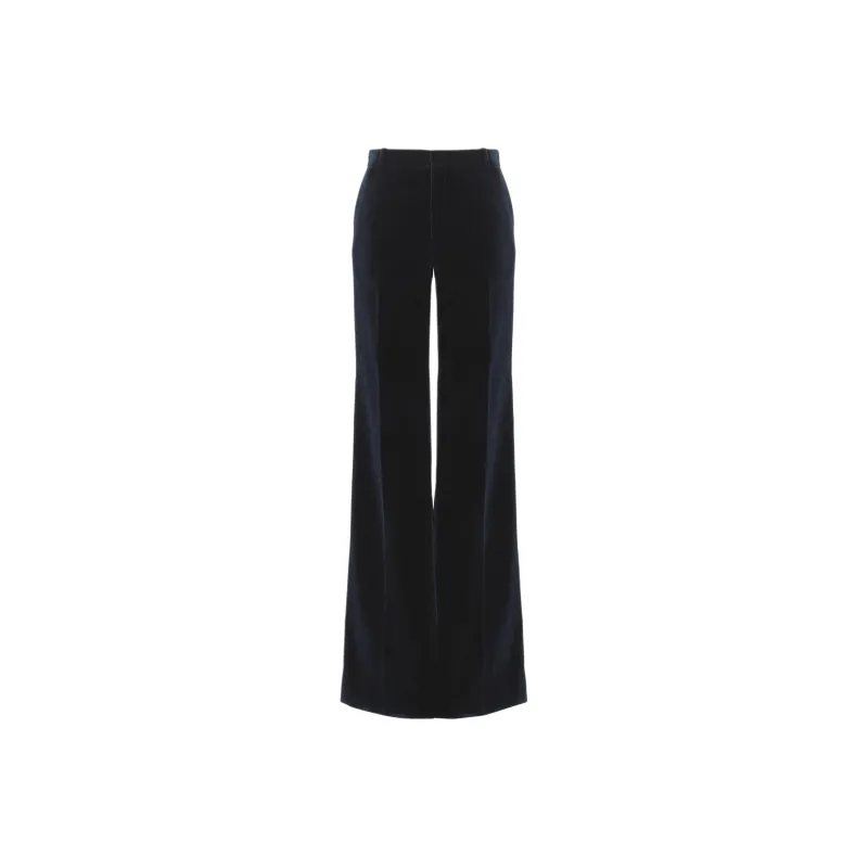 Chloé Flared Velvet Tailored Pants-0