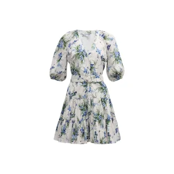 Veronica Beard Dewey Cotton Midi Dress