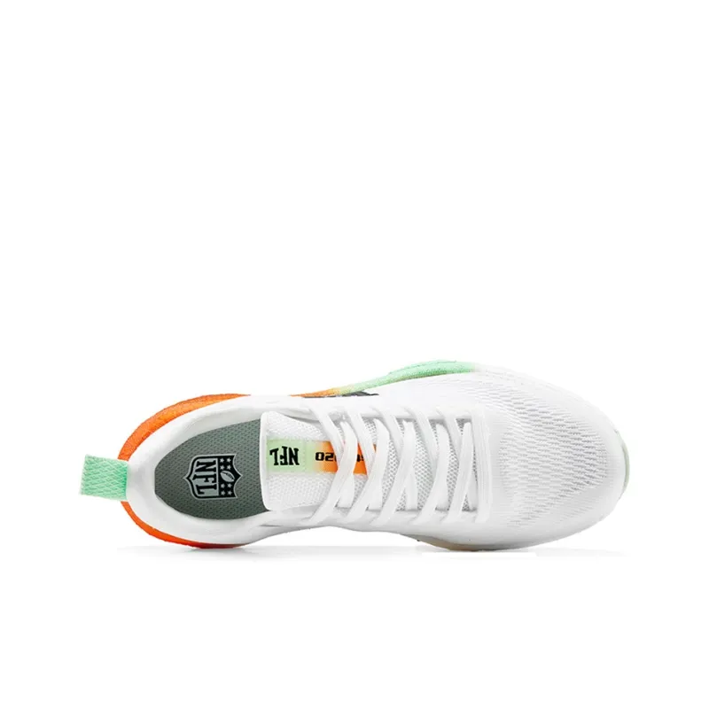 NFL Low Top Physical Fitness Test, Physical Exam, Sprint Racing Training, Long Distance Running Shoes Unisex White-4