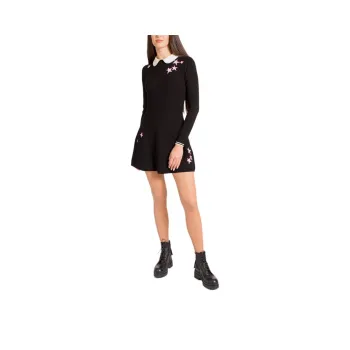 RED VALENTINO Long Sleeved Dresses Women's Black