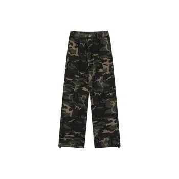 Vine Color Cargo Pants Unisex Camouflage