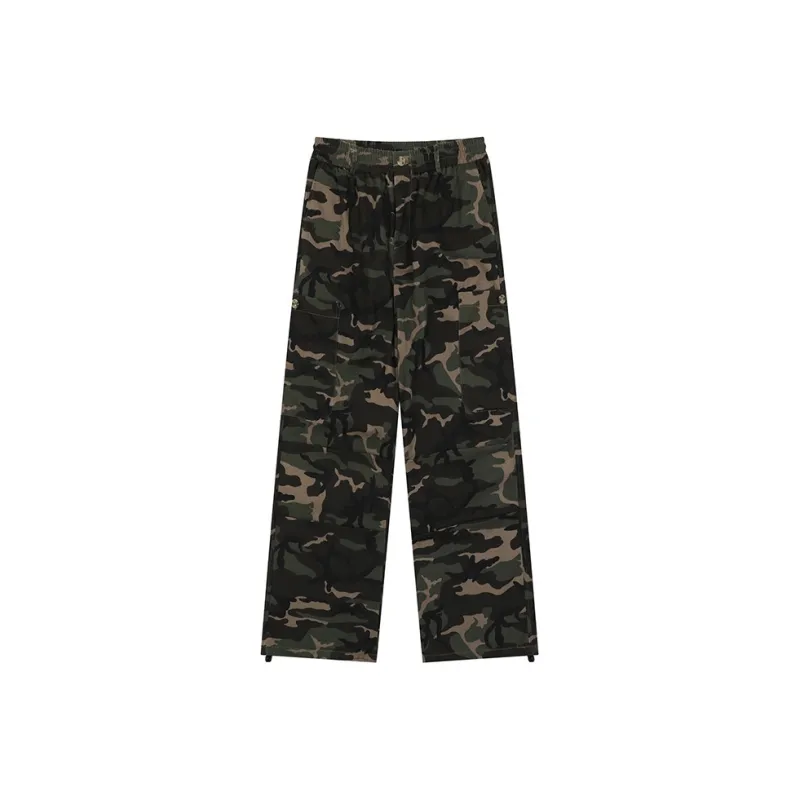 Vine Color Cargo Pants Unisex Camouflage-0