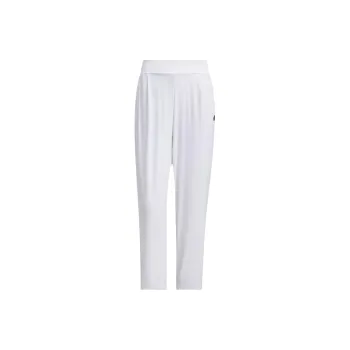 Adidas Stretch Pull On Ankle Pants Knitted Sweatpants Women's White