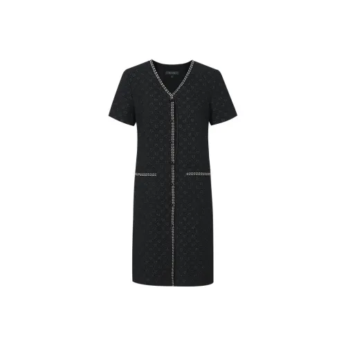 Firststation Short Sleeved Dress Women's Black