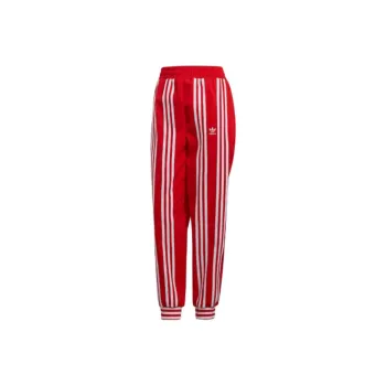 Adidas Originals Cuffed Knitted Sports Pants Women's Red