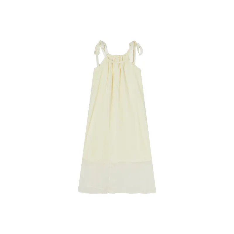 QYPRF Sleeveless Dresses Women's Apricot-0