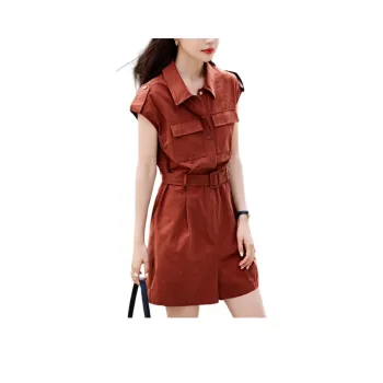 Mo Han Yi Mei Jumpsuit Women's Vintage Red