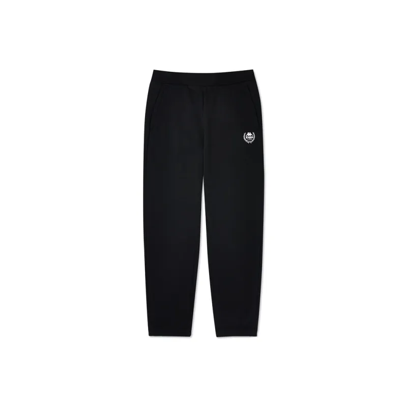 Kappa 1916 Series Knitted Sports Pants Women's Black-0