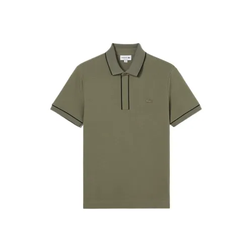 LACOSTE SS24 Polo Shirt Men's Army Green