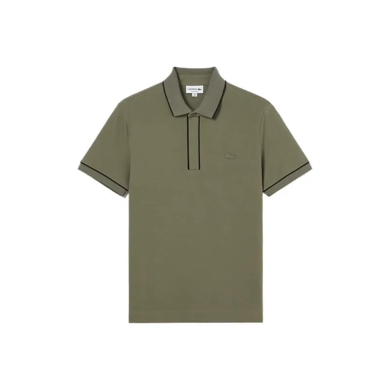 LACOSTE SS24 Polo Shirt Men's Army Green-0