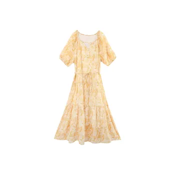 A Paradise For Awakening Short Sleeved Dress Women's