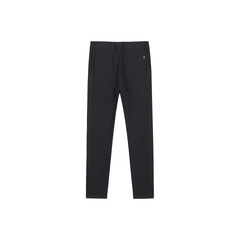 DAVID NAMAN Casual Pants Men Navy Blue-1
