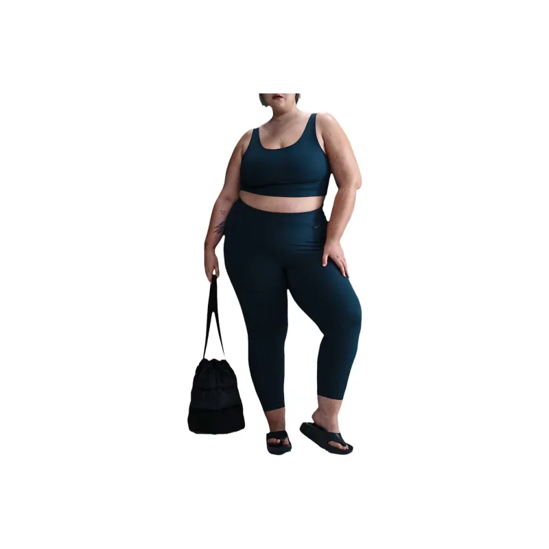 Nike Zenvy Rib Leggings Women's Navy Blue-0