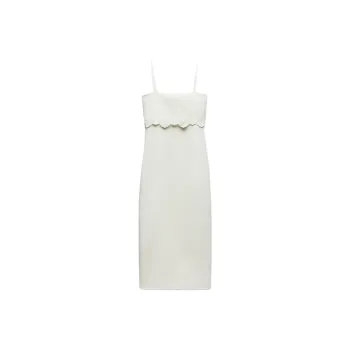 ZARA Sleeveless Dress Women's White