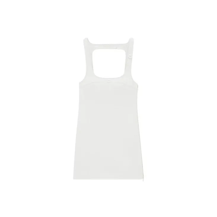 COURREGES Reedition Vinyl Mini Dress-0