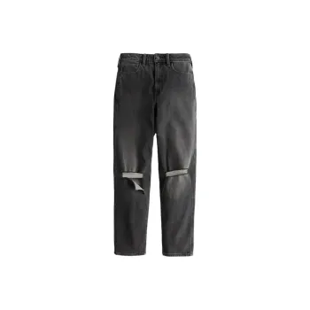 Hollister Jeans Women's Gray Ripped Washable