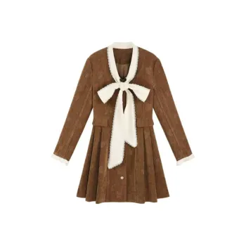 KEAB Long Sleeved Dresses Women's Khaki