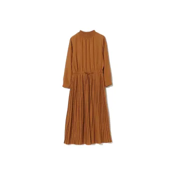 Beams Long Sleeved Dresses Women's Orange