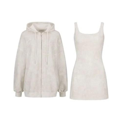 Girly Fancy Club Casual Suit Women's Apricot Gray
