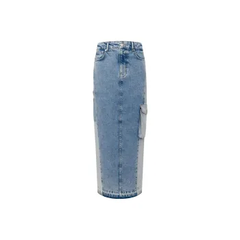 MOSCHINO Denim Maxi Skirt