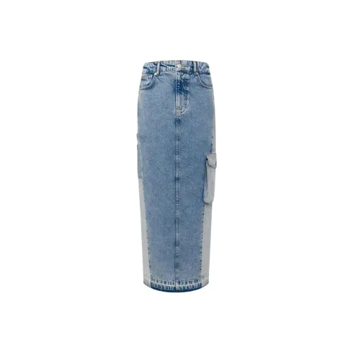 MOSCHINO Denim Maxi Skirt