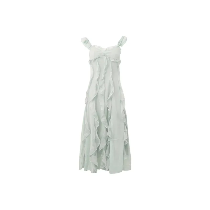 JOSR Sleeveless Dress Women's Green-0