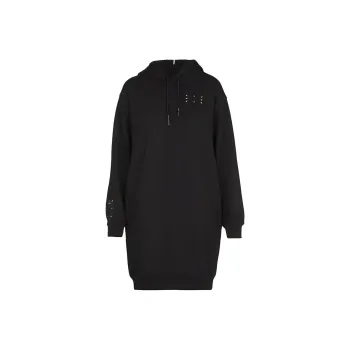 McQ Alexander McQueen Hoodie Dress 'Darkest Black'