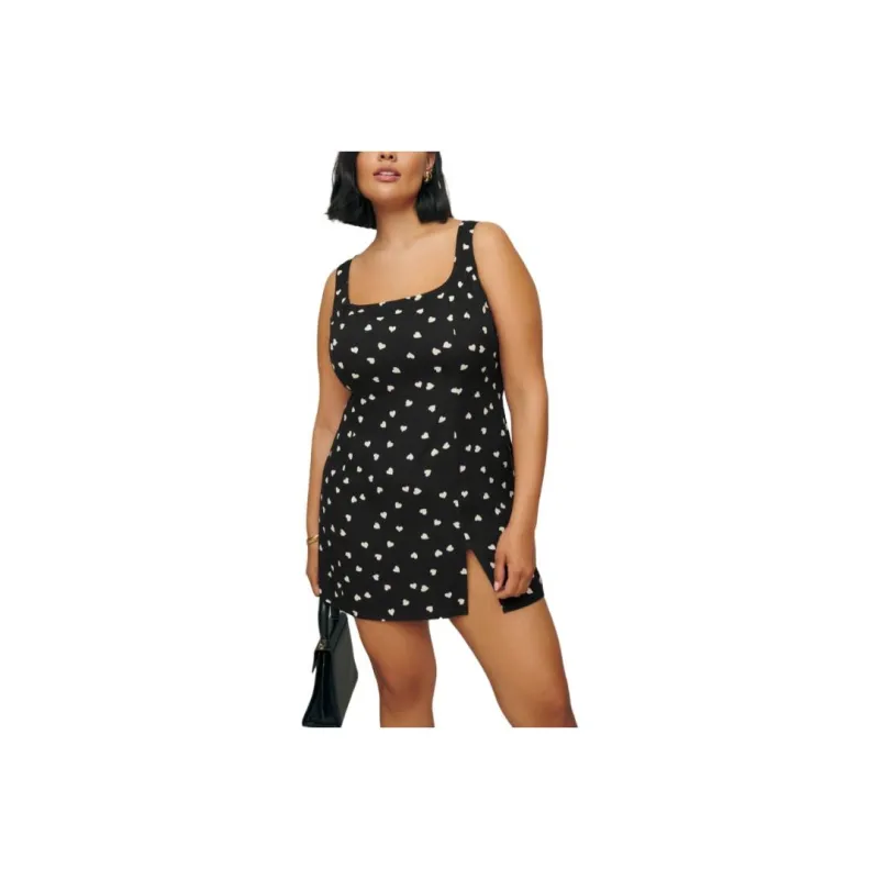REFORMATION Noha Dress Es Slip Dresses Women's Black-0