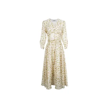 MISSSHINE Long Sleeved Dresses Women's Khaki