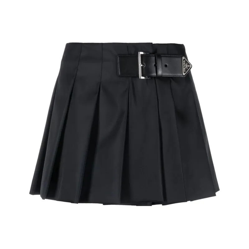 PRADA Casual Short Skirts Women's Black-0