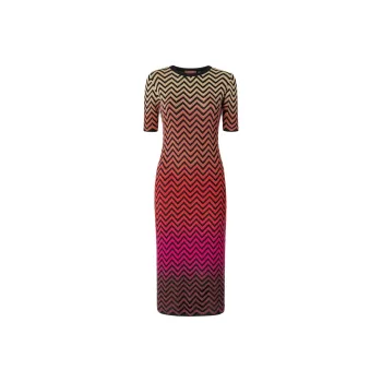 MISSONI Zigzag pattern Midi Dress