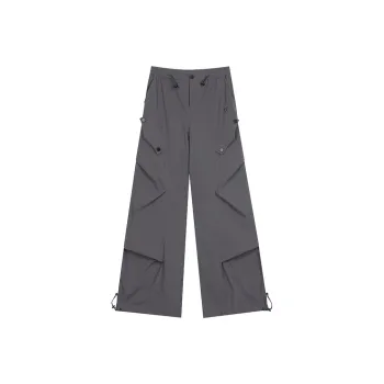 ELF SACK American Sports Casual Wide Leg Cargo Pants Women's