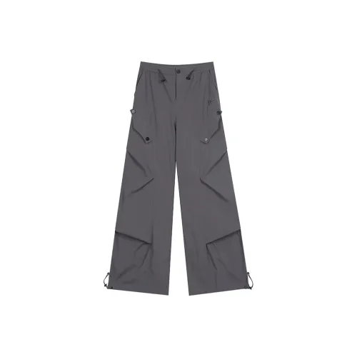 ELF SACK American Sports Casual Wide Leg Cargo Pants Women's