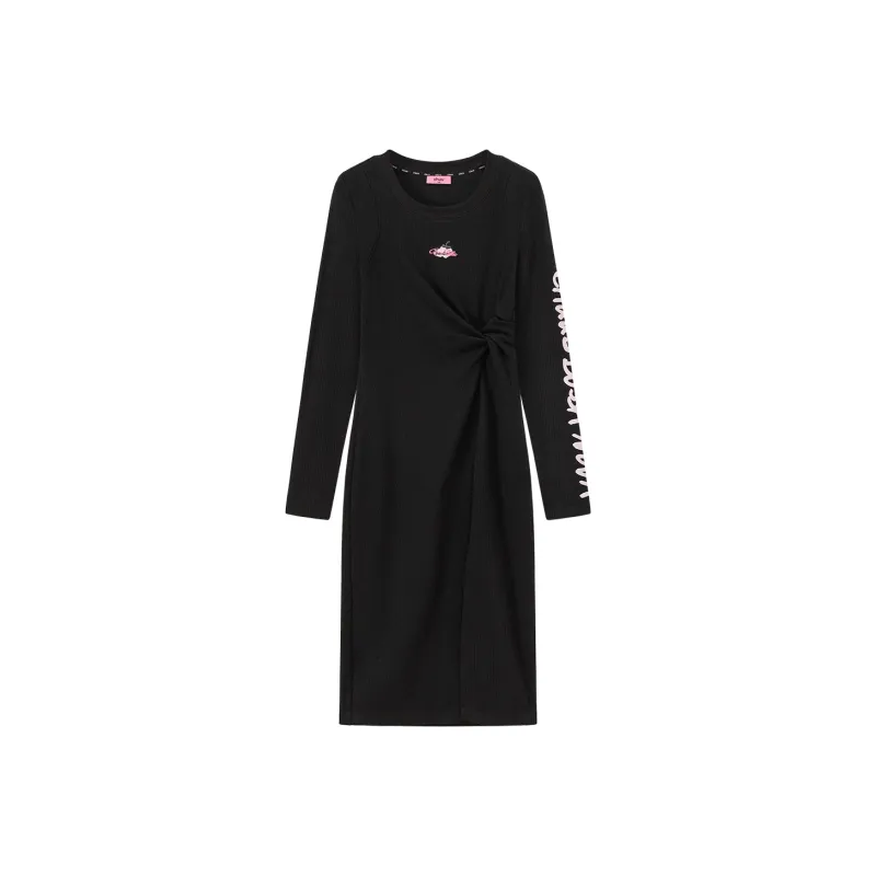 CHUU Long Sleeved Dresses Women's Black-0
