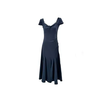 Aghr Short Sleeved Dress Women's Navy Blue