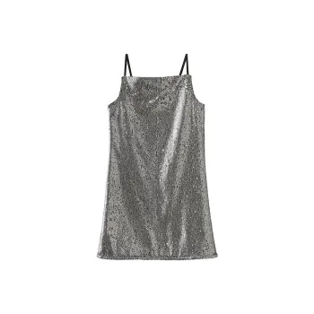 Cubic Slip Dresses Women's Silver