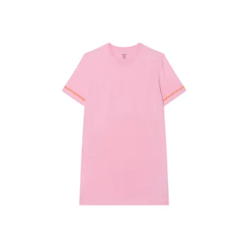 HERMES Short Sleeved Dresses Women's Pink