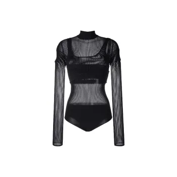 FENDI Layered Mesh Bodysuit