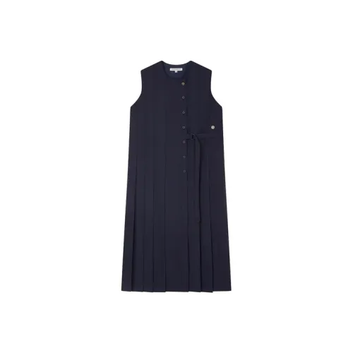 Teenie Weenie Long Sleeved Dresses Women's Navy Blue